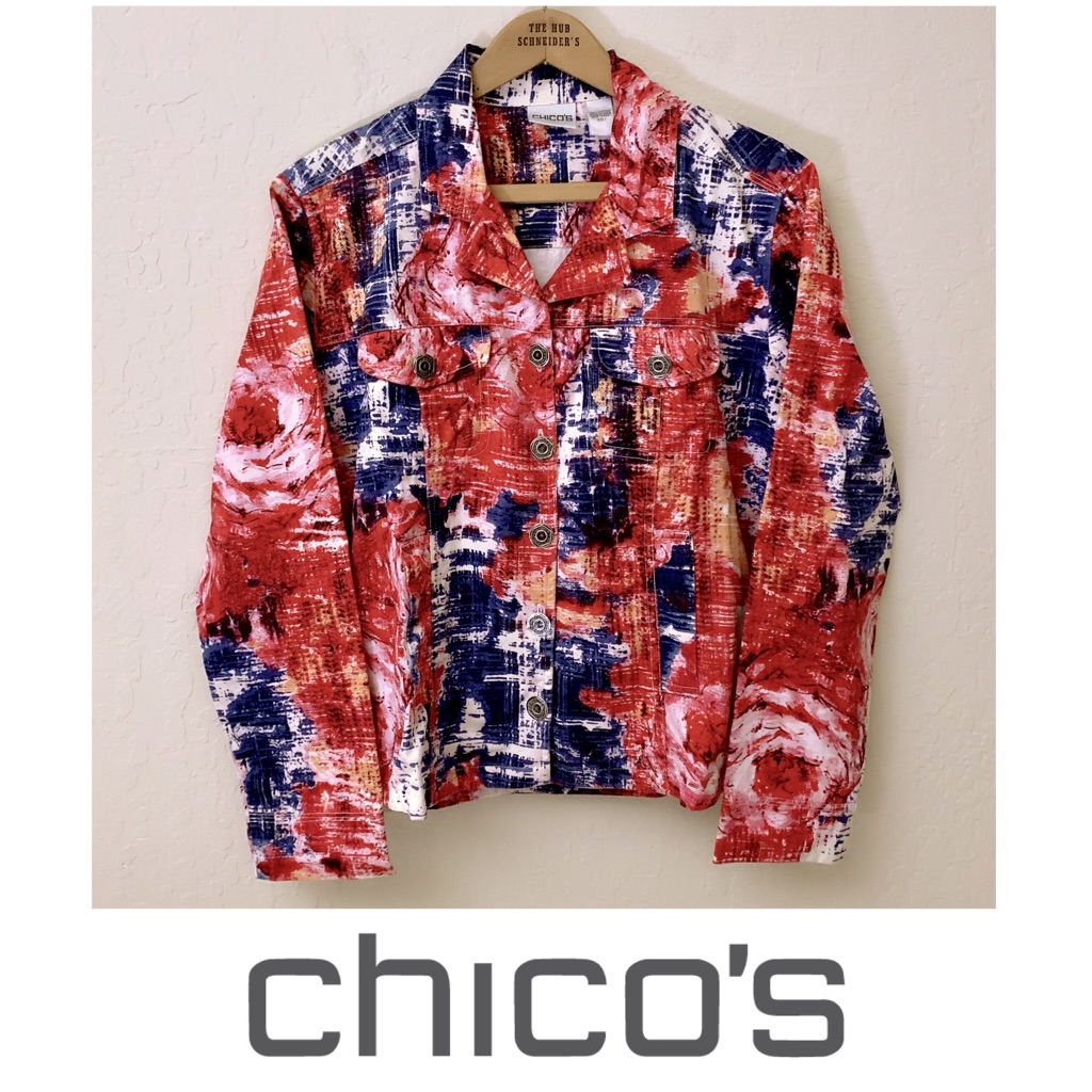 Chico's Abstract Jacket